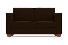 Catalina Twin Size Sleeper Sofa :: Leg Finish: Pecan / Sleeper Option: Deluxe Innerspring Mattress