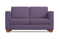 Catalina Twin Size Sleeper Sofa :: Leg Finish: Pecan / Sleeper Option: Deluxe Innerspring Mattress