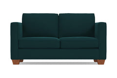 Catalina Twin Size Sleeper Sofa :: Leg Finish: Pecan / Sleeper Option: Memory Foam Mattress