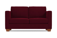 Catalina Apartment Size Sleeper Sofa :: Leg Finish: Pecan / Sleeper Option: Deluxe Innerspring Mattress