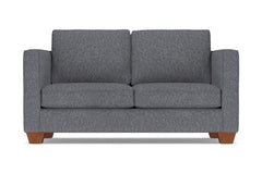 Catalina Twin Size Sleeper Sofa :: Leg Finish: Pecan / Sleeper Option: Memory Foam Mattress