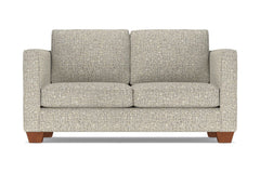 Catalina Twin Size Sleeper Sofa :: Leg Finish: Pecan / Sleeper Option: Deluxe Innerspring Mattress