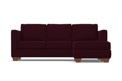 Catalina Reversible Chaise Sleeper Sofa :: Leg Finish: Pecan / Sleeper Option: Memory Foam Mattress