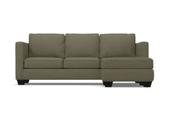 Catalina Reversible Chaise Sleeper Sofa :: Leg Finish: Espresso / Sleeper Option: Deluxe Innerspring Mattress