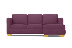 Catalina Reversible Chaise Sleeper Sofa :: Leg Finish: Natural / Sleeper Option: Deluxe Innerspring Mattress