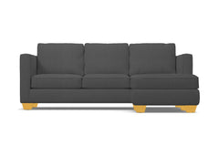 Catalina Reversible Chaise Sleeper Sofa :: Leg Finish: Natural / Sleeper Option: Deluxe Innerspring Mattress