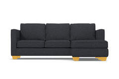Catalina Reversible Chaise Sleeper Sofa :: Leg Finish: Natural / Sleeper Option: Deluxe Innerspring Mattress