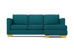 Catalina Reversible Chaise Sleeper Sofa :: Leg Finish: Natural / Sleeper Option: Deluxe Innerspring Mattress
