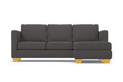 Catalina Reversible Chaise Sleeper Sofa :: Leg Finish: Natural / Sleeper Option: Deluxe Innerspring Mattress