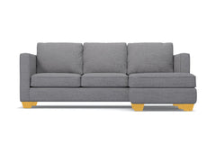 Catalina Reversible Chaise Sleeper Sofa :: Leg Finish: Natural / Sleeper Option: Deluxe Innerspring Mattress