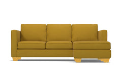 Catalina Reversible Chaise Sleeper Sofa :: Leg Finish: Natural / Sleeper Option: Memory Foam Mattress