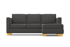 Catalina Reversible Chaise Sleeper Sofa :: Leg Finish: Natural / Sleeper Option: Deluxe Innerspring Mattress