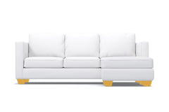 Catalina Reversible Chaise Sleeper Sofa :: Leg Finish: Natural / Sleeper Option: Deluxe Innerspring Mattress