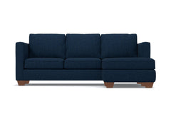 Catalina Reversible Chaise Sleeper Sofa :: Leg Finish: Pecan / Sleeper Option: Deluxe Innerspring Mattress