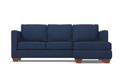 Catalina Reversible Chaise Sleeper Sofa :: Leg Finish: Pecan / Sleeper Option: Deluxe Innerspring Mattress
