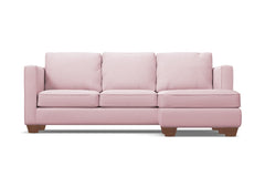 Catalina Reversible Chaise Sleeper Sofa :: Leg Finish: Pecan / Sleeper Option: Memory Foam Mattress