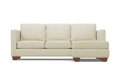 Catalina Reversible Chaise Sleeper Sofa :: Leg Finish: Pecan / Sleeper Option: Memory Foam Mattress