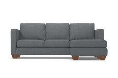 Catalina Reversible Chaise Sleeper Sofa :: Leg Finish: Pecan / Sleeper Option: Deluxe Innerspring Mattress