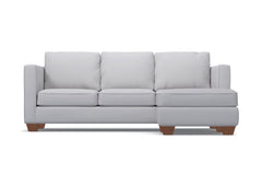 Catalina Reversible Chaise Sleeper Sofa :: Leg Finish: Pecan / Sleeper Option: Deluxe Innerspring Mattress
