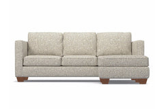 Catalina Reversible Chaise Sleeper Sofa :: Leg Finish: Pecan / Sleeper Option: Memory Foam Mattress