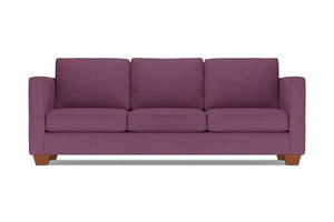 Catalina Queen Size Sleeper Sofa :: Leg Finish: Pecan / Sleeper Option: Memory Foam Mattress