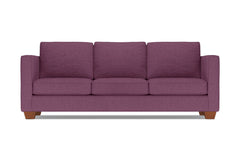 Catalina Queen Size Sleeper Sofa :: Leg Finish: Pecan / Sleeper Option: Deluxe Innerspring Mattress