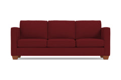 Catalina Queen Size Sleeper Sofa :: Leg Finish: Pecan / Sleeper Option: Memory Foam Mattress