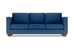 Catalina Queen Size Sleeper Sofa :: Leg Finish: Pecan / Sleeper Option: Deluxe Innerspring Mattress