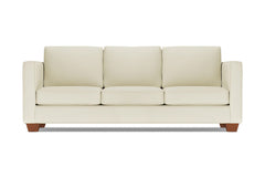 Catalina Queen Size Sleeper Sofa :: Leg Finish: Pecan / Sleeper Option: Deluxe Innerspring Mattress