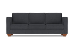Catalina Queen Size Sleeper Sofa :: Leg Finish: Pecan / Sleeper Option: Deluxe Innerspring Mattress