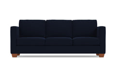 Catalina Queen Size Sleeper Sofa :: Leg Finish: Pecan / Sleeper Option: Deluxe Innerspring Mattress