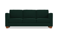Catalina Queen Size Sleeper Sofa :: Leg Finish: Pecan / Sleeper Option: Deluxe Innerspring Mattress