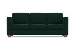 Catalina Queen Size Sleeper Sofa :: Leg Finish: Pecan / Sleeper Option: Memory Foam Mattress