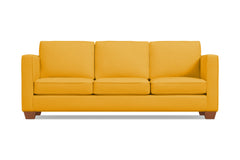 Catalina Queen Size Sleeper Sofa :: Leg Finish: Pecan / Sleeper Option: Deluxe Innerspring Mattress