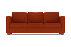 Catalina Queen Size Sleeper Sofa :: Leg Finish: Pecan / Sleeper Option: Deluxe Innerspring Mattress