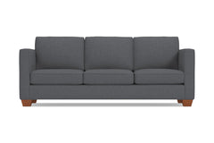Catalina Queen Size Sleeper Sofa :: Leg Finish: Pecan / Sleeper Option: Deluxe Innerspring Mattress
