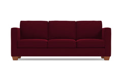 Catalina Queen Size Sleeper Sofa :: Leg Finish: Pecan / Sleeper Option: Memory Foam Mattress