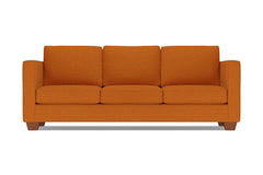 Catalina Queen Size Sleeper Sofa :: Leg Finish: Pecan / Sleeper Option: Deluxe Innerspring Mattress