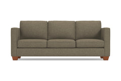 Catalina Queen Size Sleeper Sofa :: Leg Finish: Pecan / Sleeper Option: Deluxe Innerspring Mattress