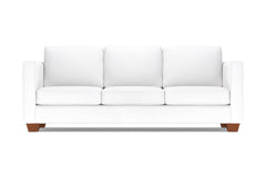 Catalina Queen Size Sleeper Sofa :: Leg Finish: Pecan / Sleeper Option: Deluxe Innerspring Mattress