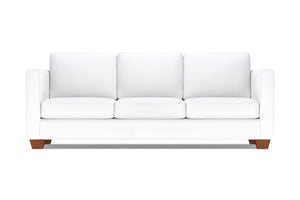 Catalina Queen Size Sleeper Sofa :: Leg Finish: Pecan / Sleeper Option: Deluxe Innerspring Mattress