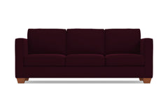 Catalina Queen Size Sleeper Sofa :: Leg Finish: Pecan / Sleeper Option: Deluxe Innerspring Mattress