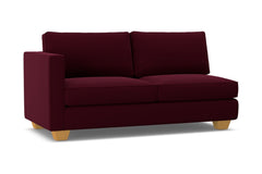 Catalina Left Arm Apartment Size Sofa :: Leg Finish: Natural / Configuration: LAF - Chaise on the Left