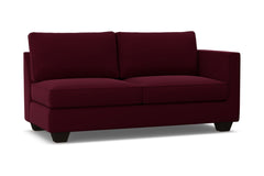 Catalina Right Arm Apartment Size Sofa :: Leg Finish: Espresso / Configuration: RAF - Chaise on the Right