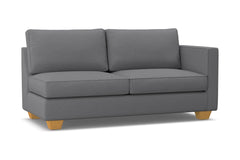 Catalina Right Arm Apartment Size Sofa :: Leg Finish: Natural / Configuration: RAF - Chaise on the Right