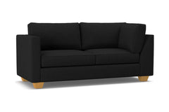 Catalina Left Arm Corner Apt Size Sofa :: Leg Finish: Natural / Configuration: LAF - Chaise on the Left