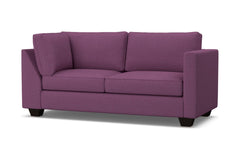 Catalina Right Arm Corner Apt Size Sofa :: Leg Finish: Espresso / Configuration: RAF - Chaise on the Right