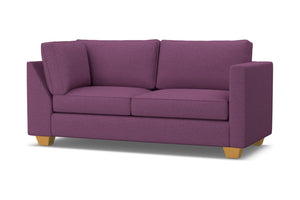 Catalina Right Arm Corner Apt Size Sofa :: Leg Finish: Natural / Configuration: RAF - Chaise on the Right