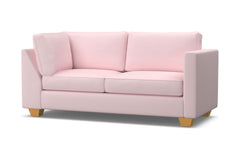 Catalina Right Arm Corner Apt Size Sofa :: Leg Finish: Natural / Configuration: RAF - Chaise on the Right