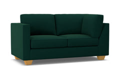 Catalina Left Arm Corner Loveseat :: Leg Finish: Natural / Configuration: LAF - Chaise on the Left
